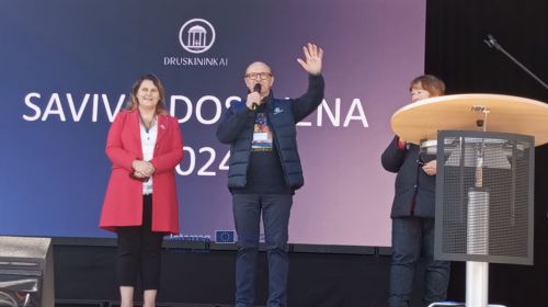 Delegacja z Giżycka uczestniczyła w obchodach Dnia Samorządu Terytorialnego w Druskienikach na Litwie 2024
