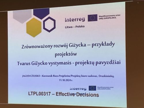 Delegacja z Giżycka uczestniczyła w obchodach Dnia Samorządu Terytorialnego w Druskienikach na Litwie 2024